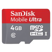 CARTE MEMOIRE SANDISK Micro SD 4 Go