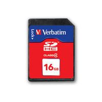 CARTE MEMOIRE VERBATIM SD 16Go Classe 4