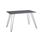 ISA MAR Table de jardin Menorca 110 x 70 x 70 cm -