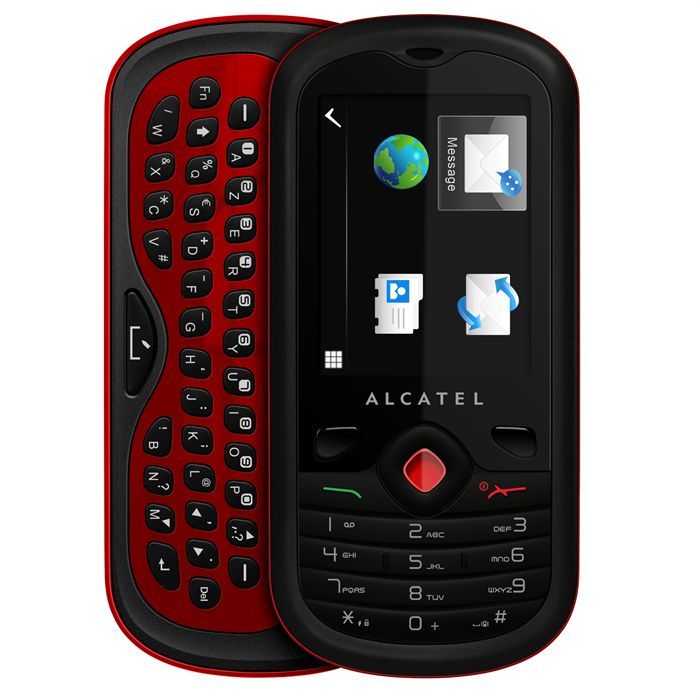 ALCATEL OT-606 Rouge - Achat / Vente Téléphone portable ALCATEL OT ...