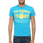 TSHIRT/ DEBARDEUR WEST SURF CALIFORNIA T-Shirt Sayad Homme Turquoise