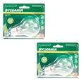 AMPOULE - LED - HALOGENE  2 AMPOULES SYLVANIA  HALOGENE