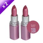 GLOSS - ROUGE A LEVRES Gemey Maybelline Watershine Sugar Plum x2