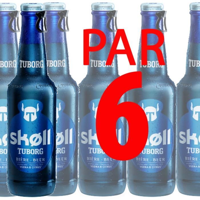 Skoll 66cl bière Vodka Citron 6° x6 Achat / Vente bière Skoll 66cl x6 Cdiscount