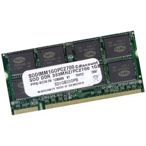 MÉMOIRE PC - PORTABLE Mémoire SODIMM DDR 1Go 333MHz