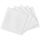 Magnifique 50 Serviettes de table Blanc 50 x 50 cm