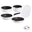 BATTERIE DE CUISINE  TEFAL INGENIO 5 EMAIL Set 10 pièces Blanc