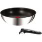  TEFAL Poêle Wok 26 cm Ingenio Gourmet inox