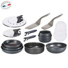BATTERIE DE CUISINE  TEFAL INGENIO Set 17 pièces Antiadhesif