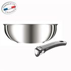 CUISSON ORIENTALE  TEFAL INGENIO INOX GOURMET Poêle wok 26 cm + 1