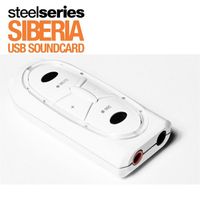 CARTE SON EXTERNE Steelseries Carte Son USB Siberia blanche