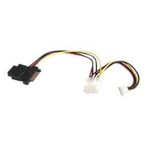 STARTECH Câble adaptateur d'alimenation Molex 4 broches vers SATA - Convertisseur LP4 vers SATA avec alimenation pour disquette