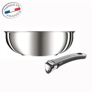 CUISSON ORIENTALE TEFAL INGENIO INOX GOURMET Poêle wok 26 cm + 1 CUISSON ORIENTALE TEFAL INGENIO INOX GOURMET Poêle wok 26 cm + 1