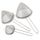 PRADEL EXCELLENCE Lot de 3 passoires chinois QL070