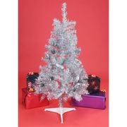 SAPIN DE NOËL Sapin argent 120 cm 180 branches