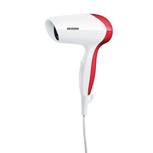 SEVERIN S?che-cheveux de voyage HT 0163 blanc-rouge