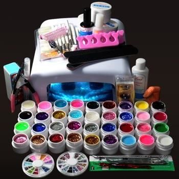 joli kit lampe uv gel et accessoires nail art Achat / Vente coffret