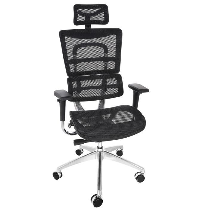 HOMDOX chaise de bureau moderne réglable exécutif ergonomique