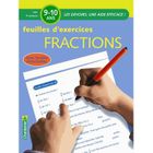 SCOLAIRE / UNIVERSITAIRES Feuilles d'exercices fractions ; CM1 ; 4e primaire