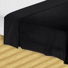 DRAP - DRAP HOUSSE  Drap plat 180x290cm noir