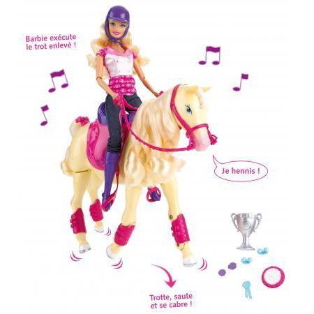 poupee barbie cheval