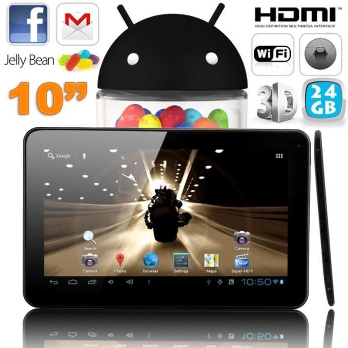 Tablette tactile 10 pouces 16go port usb hdmi prix pas cher Les