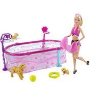 POUPEE-POUPON Barbie et les Chiots nageurs