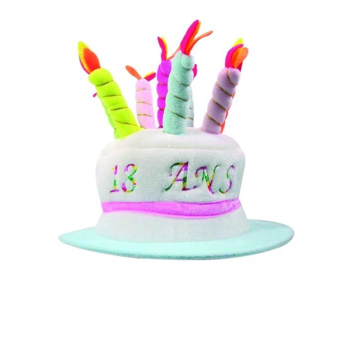 Chapeau Anniversaire 18 Ans - Multicolore - Célébration Majorité