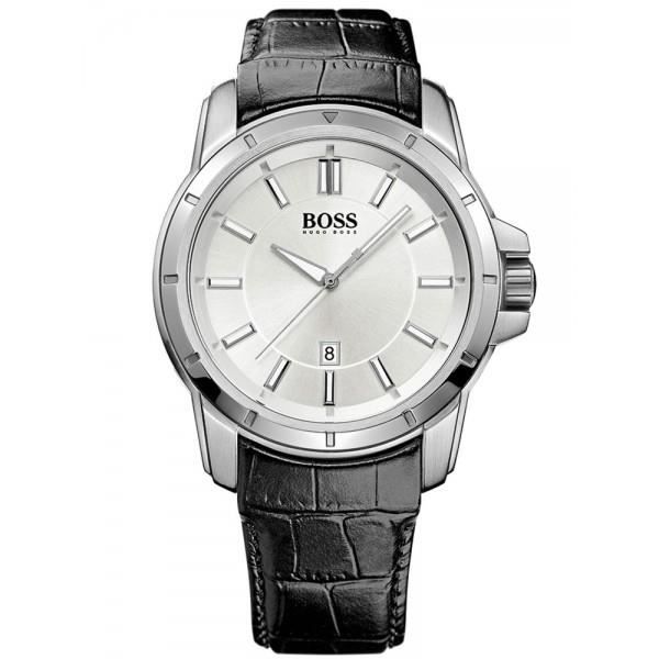 hugo boss 1512923 montre homme noir argent 46 mm Noir, Achat/vente