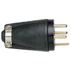 COFFRET ELECTRIQUE - MATERIEL ELECTRIQUE  Fiche male 20A 3P+T en caoutchouc