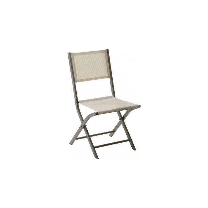 chaise de jardin pliante aluminium blanc textilène écru - achat ... - Chaise De Jardin Pliante Aluminium chaise de jardin pliante aluminium blanc textilène écru - achat ... - Chaise De Jardin Pliante Aluminium
