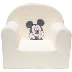 MICKEY Fauteuil Club Bébé Velours Déhoussable 25 cm - Disney baby