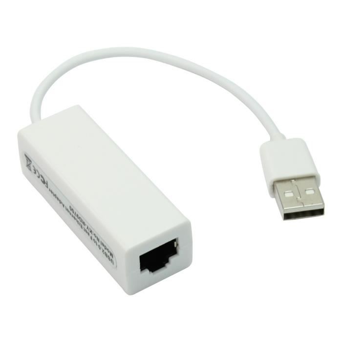 USB 2.0 RJ45 Réseau LAN Adaptateur pour XP Win7 Vista PC