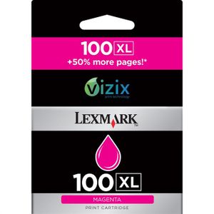 CARTOUCHE IMPRIMANTE Lexmark n° 100XL Magenta (14N1070E)