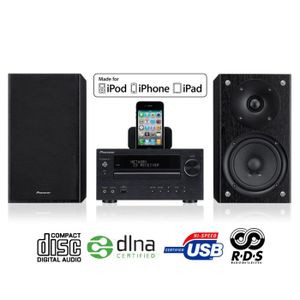 CHAINE HI-FI  PIONEER X-HM70-K ChaîneHiFi CD / USB / Ipad-Iphone