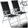 2 Chaises de Camping ou de Jardin Pliables Alumini