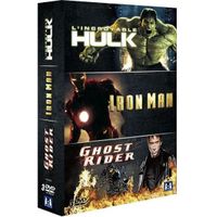 DVD FILM DVD L'Incroyable Hulk ; Iron Man ; Ghost Rider