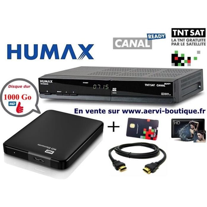 Récepteur Satellite HD CGV PREMIO SAT HD W7 TNTSAT - Contrôle du direct