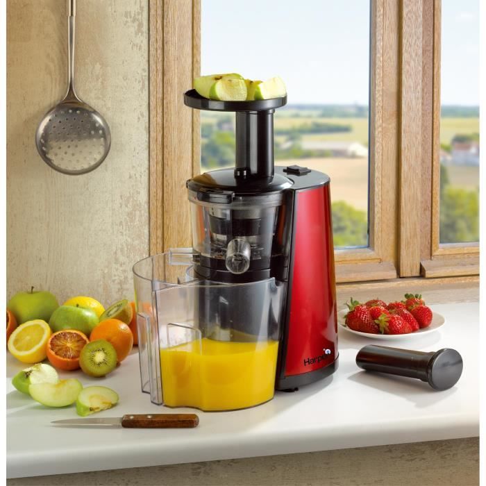 EXTRACTEUR DE FRUITS ET LEGUMES SLOW JUICER MODELE VITA1000 ROUGE