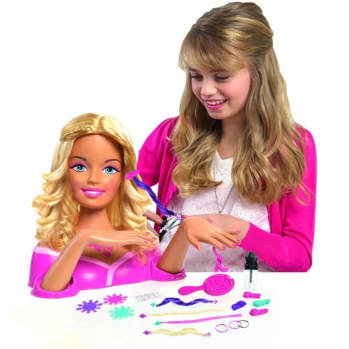 tete coiffer barbie