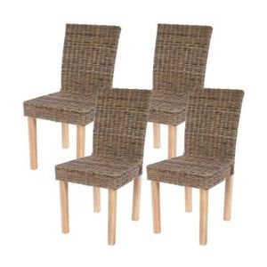 chaise de salle a manger en osier
