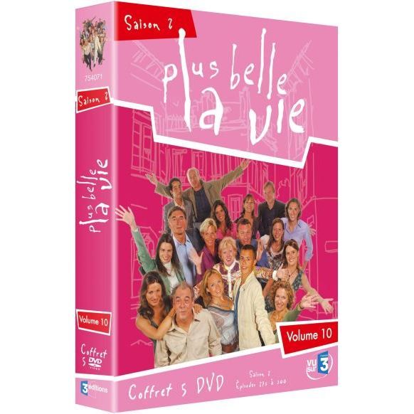 Plus Belle La Vie L'integrale Saison 3 DVD Plus belle la vie, vol. 10 en dvd série pas cher Hassan Michel