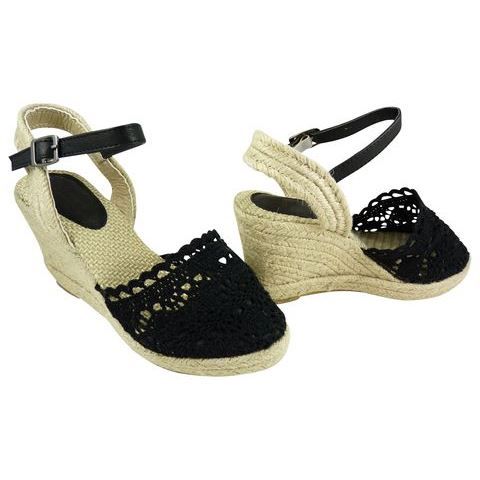 espadrilles compensees dorees