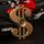Fidget Spinner EDC Hand spinner dollars symbole en