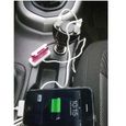 CONVERTISSEUR AUTO Chargeur trio prise allume cigare 12V + 2USB