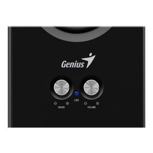 GENIUS Haut parleurs HP SP HF 160 - USB - 12 Watts - Marron - PC / Mac / Smartphone / Tablette / Lecteur MP3 et CD