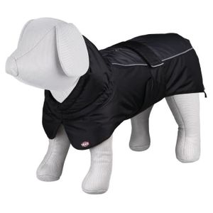 TRIXIE Manteau d?hiver Prime S: 36 cm noir/gris pour chien