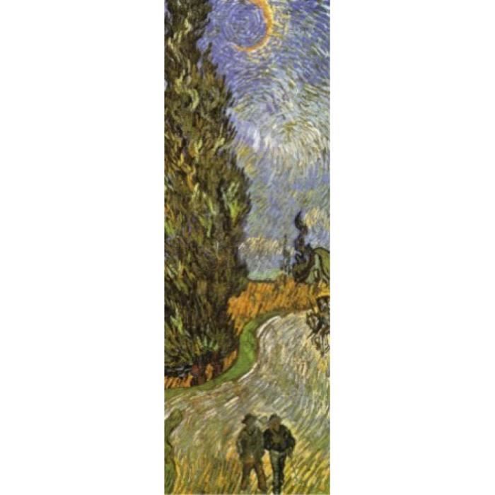 Route Avec Un Cyprès Et Une étoile