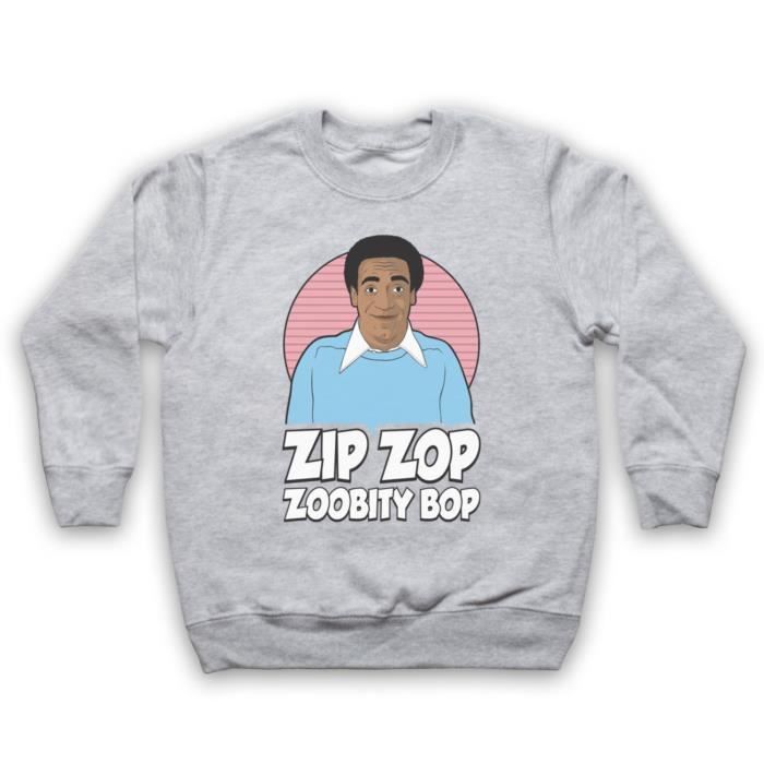 Bill Cosby Zip Zop Zoobity Bop SweatShirt des Gris