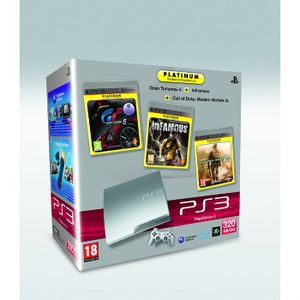 PLAYSTATION 3 PS3 320 Go SILVER + GT5 + COD MW + INFAMOUS